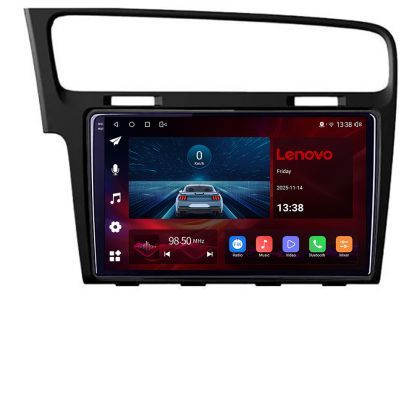 Navigatie Volkswagen Golf 7 2013-2020, Lenovo Ultra Original, Qualcomm 8-Core, 4G, Camera 360, CarPlay Wireless, 4+64GB, 10.1"