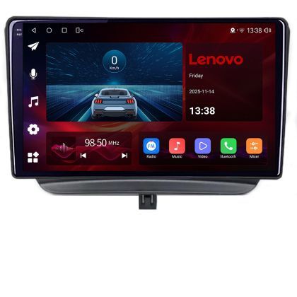 Navigatie Ford Transit Courier / Turneo Courier 2014-2023, Lenovo Ultra Original, Qualcomm 8-Core, 4G, Camera 360, CarPlay Wireless, 4+64GB, 9"