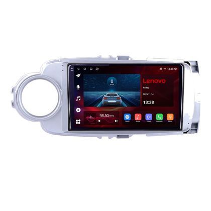 Navigatie Toyota Yaris gen 3 2013-2021, Lenovo Ultra Original, Qualcomm 8-Core, 4G, Camera 360, CarPlay Wireless, 4+64GB, 9"