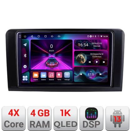 Navigatie Mercedes ML GL A-213  4+64 InCell Display 1K Android Waze USB Navigatie Internet Youtube Radio