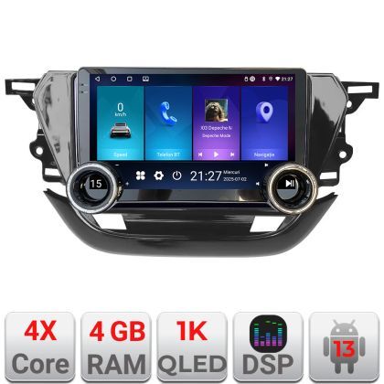 Navigatie Opel Corsa F 2019- Edotec  4+64 10.5 inch Incell 1K android Wifi 5Ghz gps internet  KIT-corsa-f