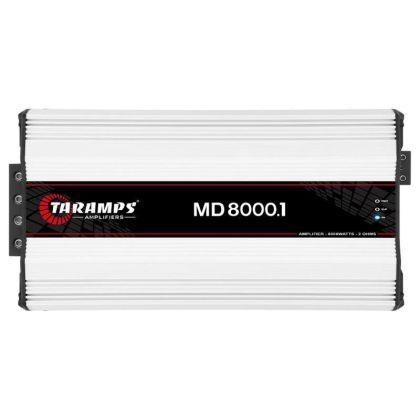 Amplificator Taramps MD 8000.1 2OHM, cu 1 canal, clasa D, în 1-2-4 Ω