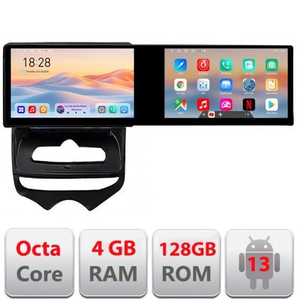 Navigatie Hyundai IX20 2010-2019 Edotec 2 ecrane  8 core 4+128 21.6 inch Incell android Wifi 5Ghz gps internet  kit-ix20-manual
