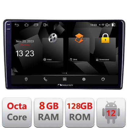 Navigatie Renault Trafic 2008-2012 Android Octa Core Qualcomm 2K Qled 8+128 DTS DSP 360 4G Optical