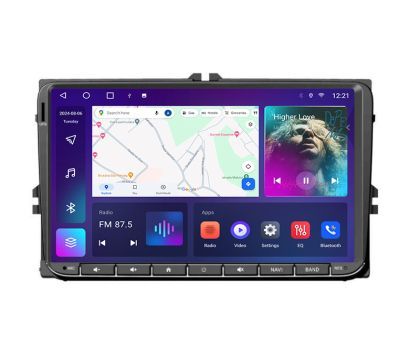 Navigatie VW Seat Skoda EDT-E305 cu Android GPS Internet Bluetooth Radio 8core 4+64 4G carplay wireless