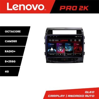 Navigatie Toyota Landcruiser J150 2010-2018 Lenovo 8 core QLED 2K 8+256 360 Android Waze USB Navigatie Internet Youtube Radio