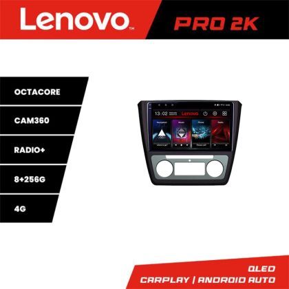 Navigatie Skoda Yeti 2009-2014 Lenovo Kit-YETI 8 core QLED 2K 8+256 360 Android Waze USB Navigatie Internet Youtube Radio
