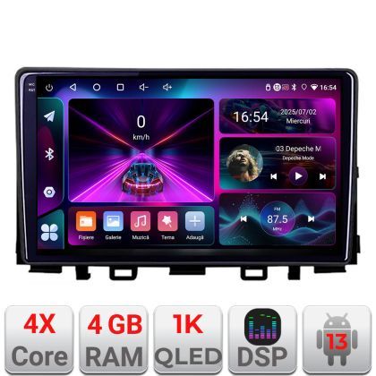 Navigatie Kia Stonic 2016-2020 Android radio gps internet 4+64 InCell Display 1K Kit-Stonic+EDT-E209-RK