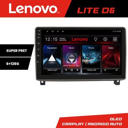 Navigatie Peugeot 407 2004-2011 8 core 6+128 GB Android Waze USB Navigatie Internet Youtube Radio Lenovo