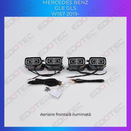 Lumini Ambientale NIGHTVIBE Mercedes W167-02 2019-2023 dedicat ventilatoare iluminate control telefon sau sistem original