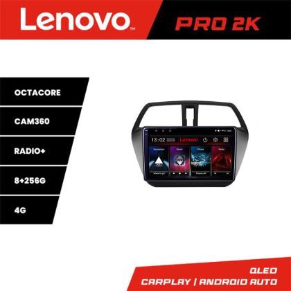 Navigatie Suzuki S-Cross  Lenovo Kit-337 8 core QLED 2K 8+256 360 Android Waze USB Navigatie Internet Youtube Radio