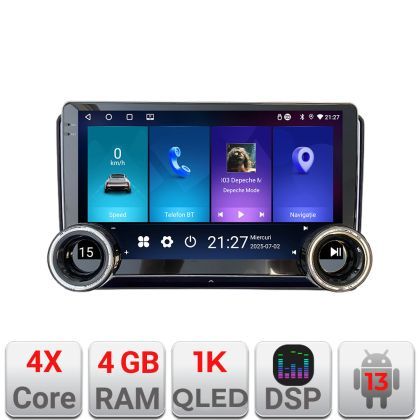 Navigatie Toyota Edotec  4+64 10.5 inch Incell 1K android Wifi 5Ghz gps internet  Kit-toyota-universal v1