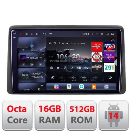 Navigatie DODGE RAM 2019- Android radio gps internet 8 core QLED 2K 16+512GB 360 Edotec