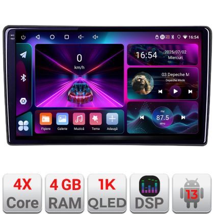 Navigatie Suzuki Splash Opel Agila 2008-2014 Android radio gps internet 4+64 InCell Display 1K kit-splash-+EDT-E209-RK V1