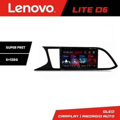 Navigatie Seat Leon MIB Lenovo Kit-306 8 core 6+128 GB Android Waze USB Navigatie Internet Youtube Radio