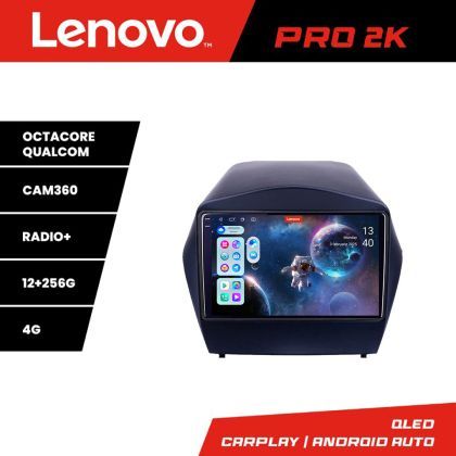 Navigatie Hyundai IX35 Lenovo Kit-361 8 core QLED 2K 12+256 360 Android Waze USB Navigatie Internet Youtube Radio