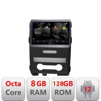 Navigatie Ford F150 2008-2014 Android Octa Core Qualcomm 2K Qled 8+128 DTS DSP 360 4G Optical