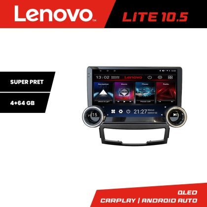 Navigatie Ssangyong Korando 2011- 2013 Kit-159 Lenovo  8 core 4+64 10.5 inch Incell 1K android Wifi 5Ghz gps internet