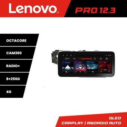 Navigatie Honda Fit 2014-2019 Lenovo PRO 8+256 12.3 inch qled android 4G DSP gps internet  Kit-fit-14