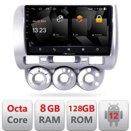 Navigatie Honda Fit Jazz 2004-2008 Android radio gps internet 8+128 carplay android auto