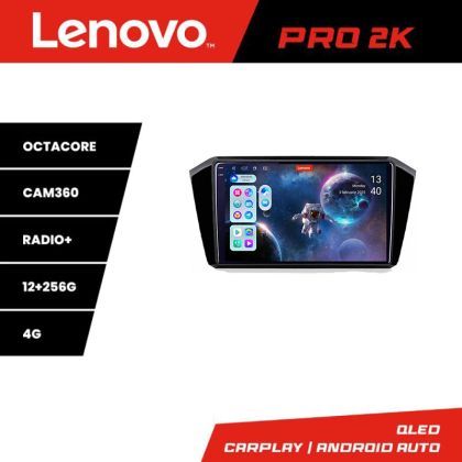 Navigatie VW Passat 2015- Lenovo Kit-518 8 core QLED 2K 12+256 360 Android Waze USB Navigatie Internet Youtube Radio