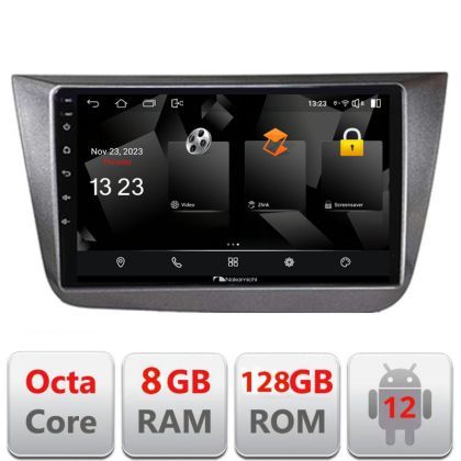 Navigatie Seat Altea 2005-2014 Android radio gps internet 8+128 carplay android auto