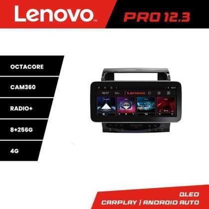 Navigatie Toyota Landcruiser L200 V8 2008-2020 K-381-type-a Lenovo PRO 8+256 12.3 inch qled android 4G DSP gps internet