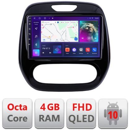 Navigatie Renault Captur 2013-2020 Android radio gps internet 4+64 carplay android auto KIT-captur-v2+EDT-E309v3