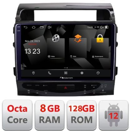 Navigatie Toyota Land Cruiser V8 L200 2009-2020 Nakamichi NAM5960PRO Octa core 8+128 carplay android auto radio gps internet