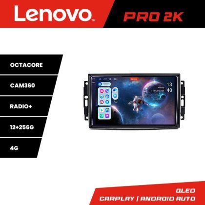 Navigatie Chrysler Jeep Lenovo Kit-202 8 core QLED 2K 12+256 360 Android Waze USB Navigatie Internet Youtube Radio v2