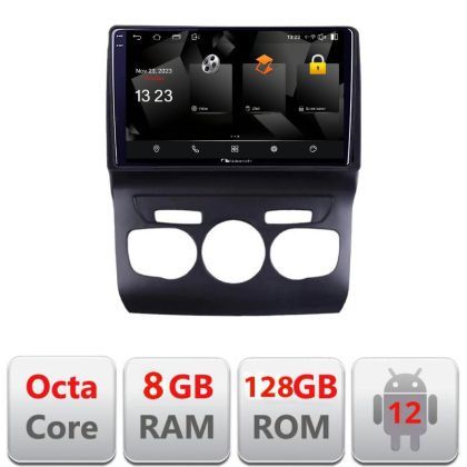 Navigatie Citroen C4 2011-2016 5960Pro-241 Android Octa Core Qualcomm 2K Qled 8+128 DTS DSP 360 4G Optical
