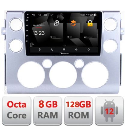 Navigatie Toyota FJ Cruiser 2006-2020 Android radio gps internet 8+128 carplay android auto