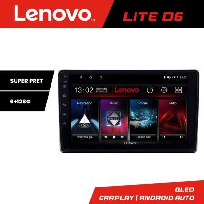 Navigatie Audi A4 B6 Lenovo Kit-050 8 core 6+128 GB Android Waze USB Navigatie Internet Youtube Radio v1
