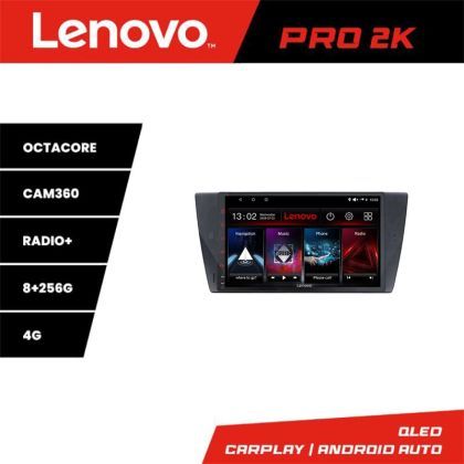 Navigatie BMW Seria 3 E90 Lenovo Kit-095 8 core QLED 2K 8+256 360 Android Waze USB Navigatie Internet Youtube Radio