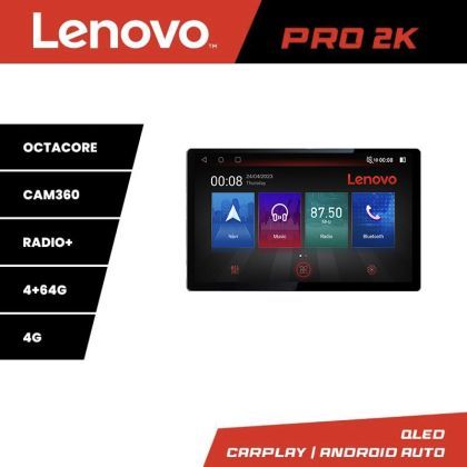 Navigatie Toyota Prius 2009-2014 Lenovo PRO 4+64 2K 13 inch qled android 4G DSP gps internet  Kit-TY39