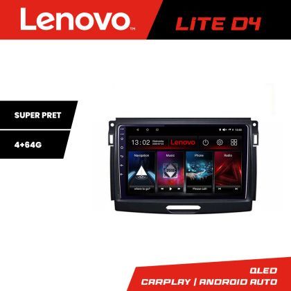 Navigatie Ford Ranger 2015-2020 Lenovo 4+64 GB Android Waze USB Navigatie Internet Youtube Radio