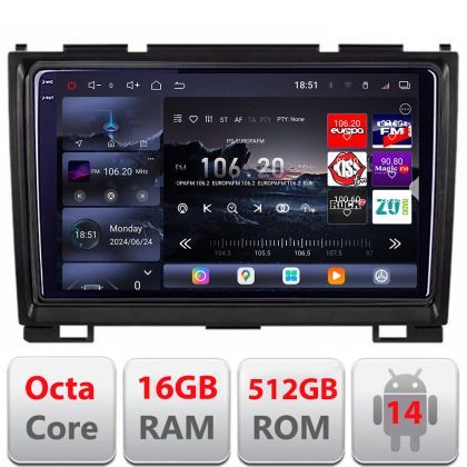 Navigatie Hummer H2 intre anii 2008-2009 Android radio gps internet 8 core QLED 2K 16+512GB 360 Edotec V3