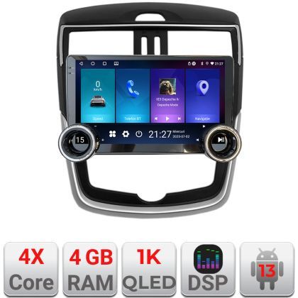 Navigatie Nissan Pulsar 2014-2018 Edotec  4+64 10.5 inch Incell 1K android Wifi 5Ghz gps internet  KIT-pulsar
