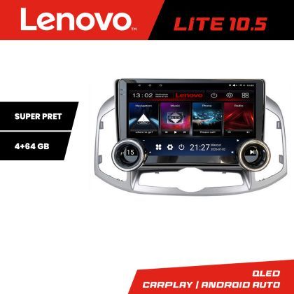 Navigatie Chevrolet Captiva 2012-2018 Manual Kit-109 Lenovo  8 core 4+64 10.5 inch Incell 1K android Wifi 5Ghz gps internet  2