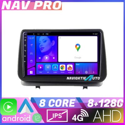 Navigatie Renault Clio 3 2005 2013 KIT Clio3 EDOTEC-LITE Android Ecran 720P Octa Core 8 128 Carplay