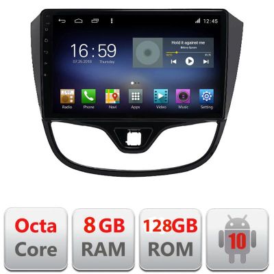 Navigatie Opel Karl 2017- F-karl Octa Core cu Android Radio Bluetooth Internet GPS WIFI DSP 8+128GB 4G