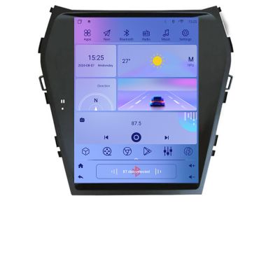 Navigatie Hyundai Santa Fe 2012-2018 tip tesla radio gps internet 4 Core carplay android auto 2+32 kit-tesla-209+EDT