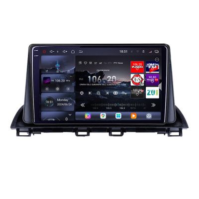 Navigatie Mazda 3 2014-2019 Edotec Kit-463 8 core QLED 2K 12+256GB 360 Android Waze USB Navigatie Internet Youtube Radio