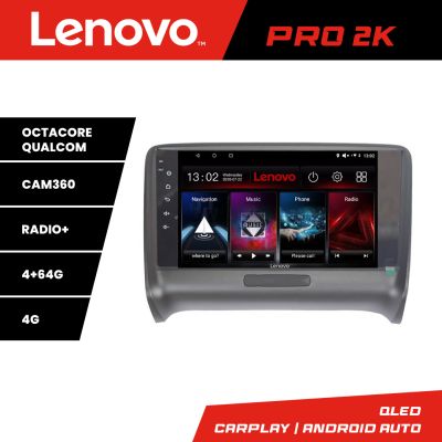 Navigatie Audi TT 2004-2011 Lenovo Kit-078 8 core QLED 2K 4+64 360 Android Waze USB Navigatie Internet Youtube Radio