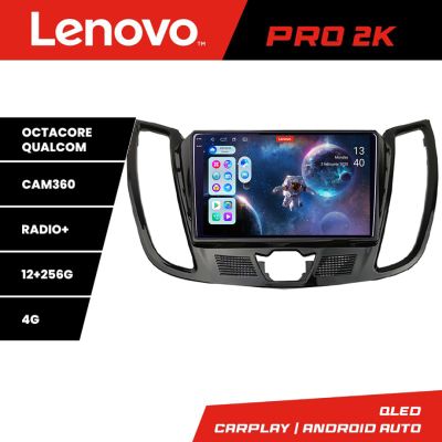 Navigatie Ford Kuga C-MAX Android radio gps internet 8 core QLED 2K 12+256 360 Lenovo