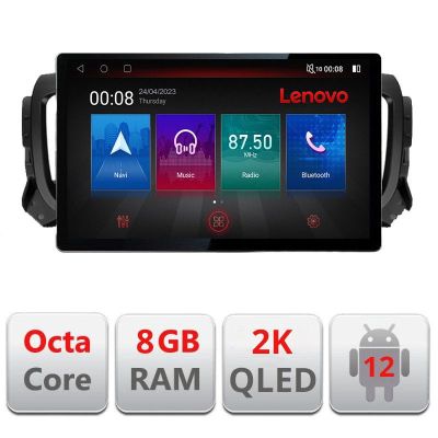 Navigatie Citroen Jumpy Toyota Proace Peugeot Traveller N-jumpy16 ecran 13" 2K 8+128 Android Waze USB Navigatie v2