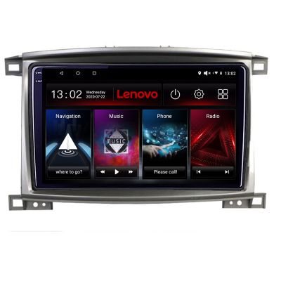 Navigatie Toyota Land Cruiser L100 2002-2008 Lenovo Kit-L100 8 core QLED 2K 8+256 360 Android Waze USB Navigatie Internet Youtube Radio v1