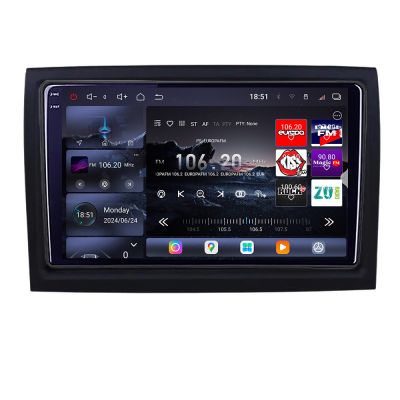 Navigatie Fiat ducato 2006- Edotec Kit-DUCATO 8 core QLED 2K 12+256GB 360 Android Waze USB Navigatie Internet Youtube Radio