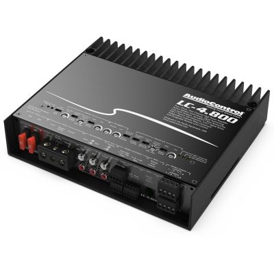 Amplificator puternic 4 canale cu ACCUBASS® 12V Audio Control LC-4.800, 4 x 200 watts, in 2 sau 4 ohm, clasa D