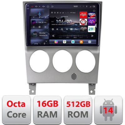 Navigatie Subaru Impreza 2002-2007 Android radio gps internet 8 core QLED 2K 12+256GB 360 Edotec